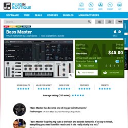 Bass Master, Bass Master plugin, buy Bass Master, download Bass Master trial, Loopmasters Bass Master