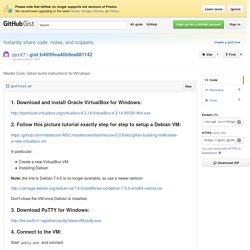 Master Core: Gitian build instructions for Windows