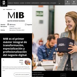 MIB: Máster Internet Business - ISDI