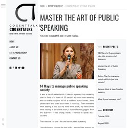Master the Art of Public Speaking
