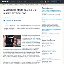 MasterCard starts piloting QkR mobile payment app