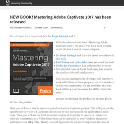 NEW BOOK! Mastering Adobe Captivate 2017 has been released