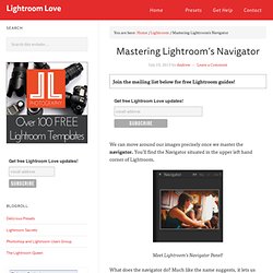 Mastering Lightroom's Navigator - Lightroom Love