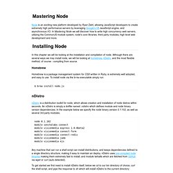 Mastering Node