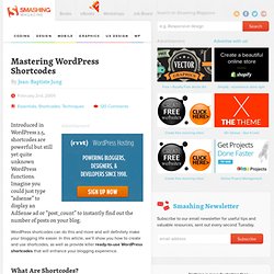 Mastering WordPress Shortcodes