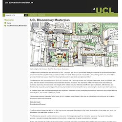 UCL Bloomsbury Masterplan