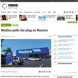 Masters Hardware to close down