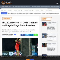 IPL 2021 Match 11: Delhi Capitals vs Punjab Kings Stats Preview