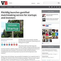 PitchBig launches gamified matchmaking service for startups and investors