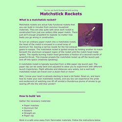 Matchstick Rockets