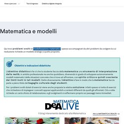 Matematica e modelli - Zona Matematica