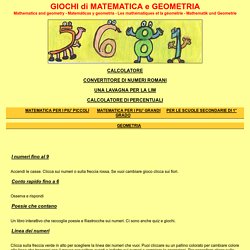 matematica e geometria per bambini