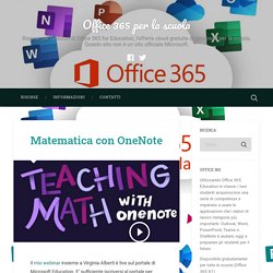 Matematica con OneNote – Office 365 per la scuola