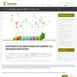 Matemáticas adaptadas en ONMAT: la división por steps