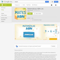 Matemáticas ABN Lite – Android Apps on Google Play
