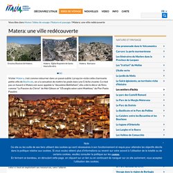 Matera: une ville redécouverte