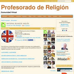 MATERIAL BILINGÜE: INGLÉS - Profesorado de Religión