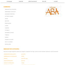 Materiale per sessioni ABA