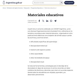 Materiales educativos