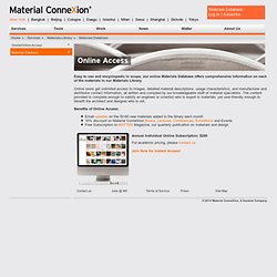 Materials Database