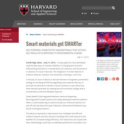 Smart materials get SMARTer