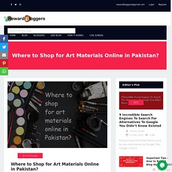 Where to Shop for Art Materials Online in Pakistan?
