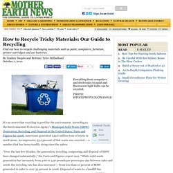 How to Recycle Tricky Materials: Our Guide to Recycling - Nature and Community