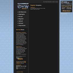 Your ultimate V-Ray material resource