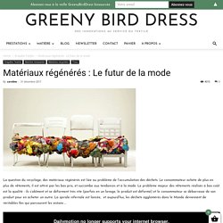 Matériaux régénérés : Le futur de la mode - GREENY BIRD DRESS