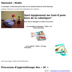 Matériel : WeDo