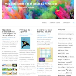 Mes maternelles : Petite et Grande section – Des idées, des ressources à partager