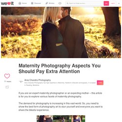Maternity Photography Aspects You Should Pay Extra Attention