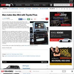 Man mates Mac Mini with Toyota Prius