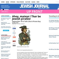 Ahoy, mateys ! Thar be Jewish pirates!
