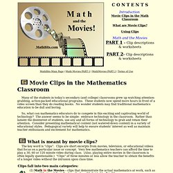 Math and the Movies Main Page