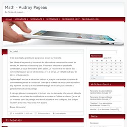 Math – Audray Pageau