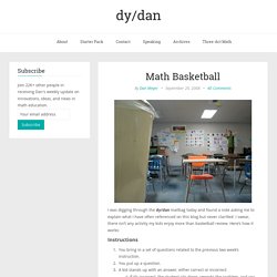 Math Basketball – dy/dan