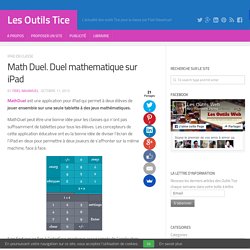 Math Duel. Duel mathematique sur iPad