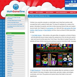 Top Math Game Websites for Kids