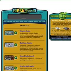 Play Kids Games - math learning games including math facts, addition games, subtraction games, multiplication games, division games. - Welcome to Play Kids Games.com