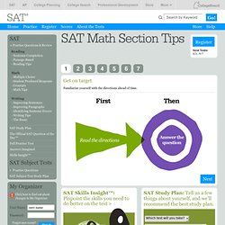 SAT Math Tips - Math SAT Preparation Resources