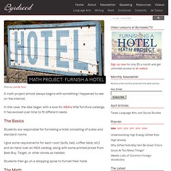 Math Project: Furnish A Hotel