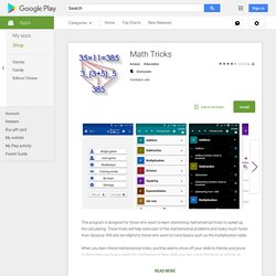 Math Tricks – Android апликације на Google Play-у