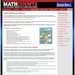 mathcounts school handbook free download