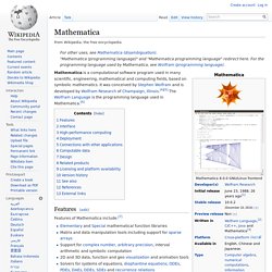 Mathematica