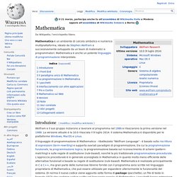 Mathematica