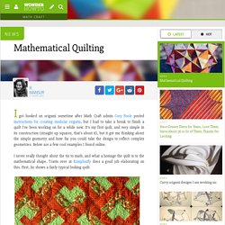 Mathematical Quilting