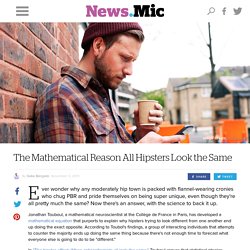 The Mathematical Reason All Hipsters Look the Same