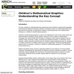 Children&#8217;s Mathematical Graphics: Understanding the Key Concept