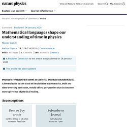 Mathematical languages shape our understanding of time in physics
